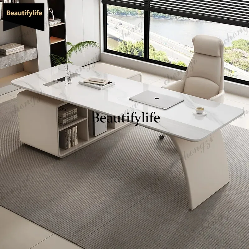 D80 200cm sintered stone Office table Computer desk Sedentary table bureaux de travail mesa de computador Furniture
