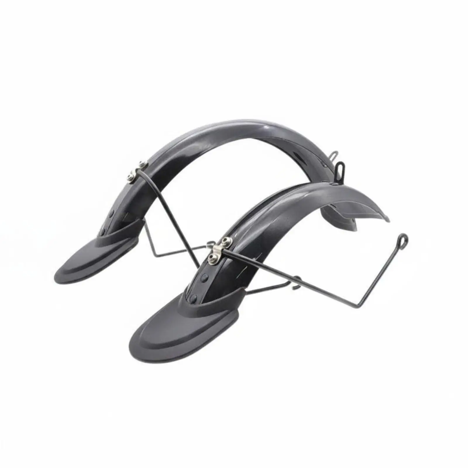 Bicycle Mudguard Pair Easy Install Full Coverage Bike Fenders Water Splash Guard for Small Wheel Electric Bike