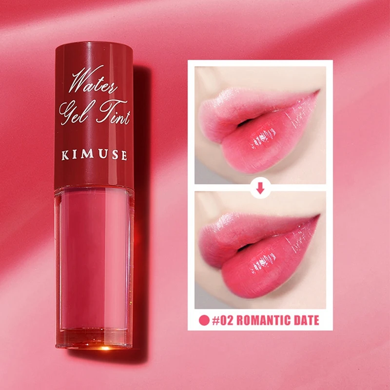 Kimuse Lip Glazuur Lippenstift Vloeibare Liptint, Strakke Kleur Helder Langdurig, Matte Lipgloss Lipglazuur Niet Gemakkelijk Om Lippenstift Te Vlekken