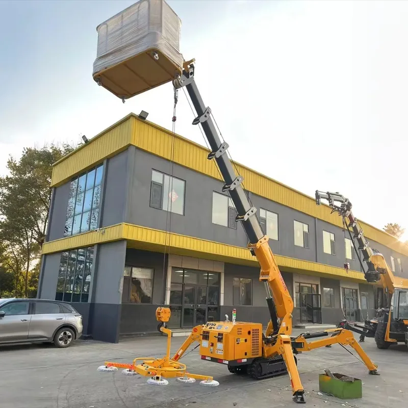 Customized Crane CE EPA EURO 5 1.2 1.5 2 3 4 5 8 10 12 14 16 Ton Crawler Telescopic Boom Hydraulic Remote Control Spider Crane
