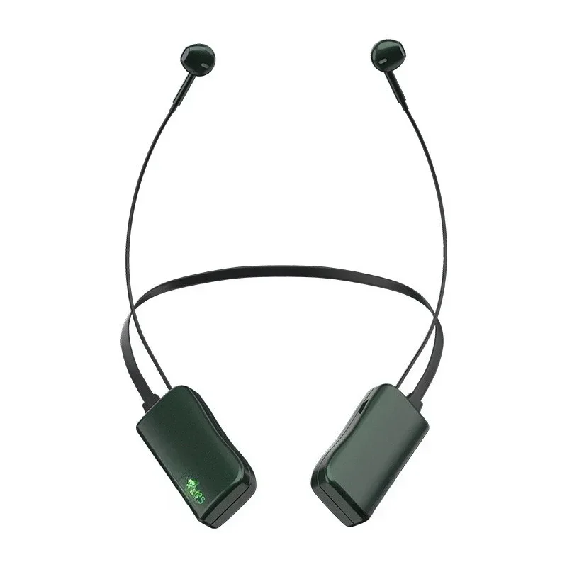 Wireless monitoring earphones Mobile phone live sound card earphone monitoring Outdoor live streaming host Dancing neck type
