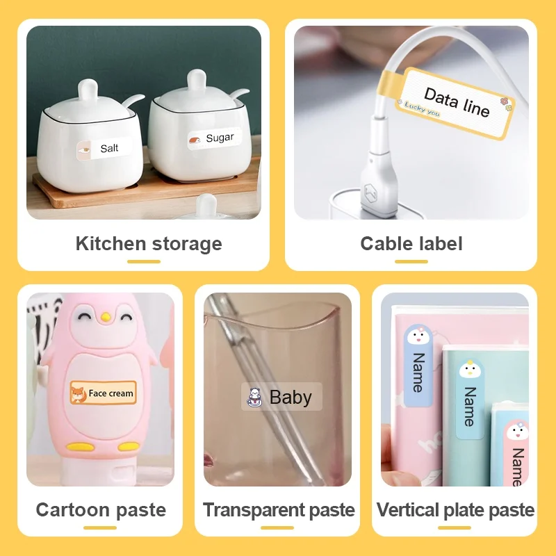 Niimbot Label Roll For D110 D11 D101 Thermal Label Printer Water-Proof Anti-Oil Sticker For Mini Label Maker