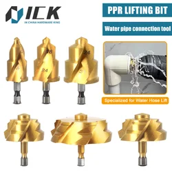 PPR Lifting,Stepped Drill Bit,Hexagon Shank Water Pipe Connection Tool 20/25/32mm,Full Open Process