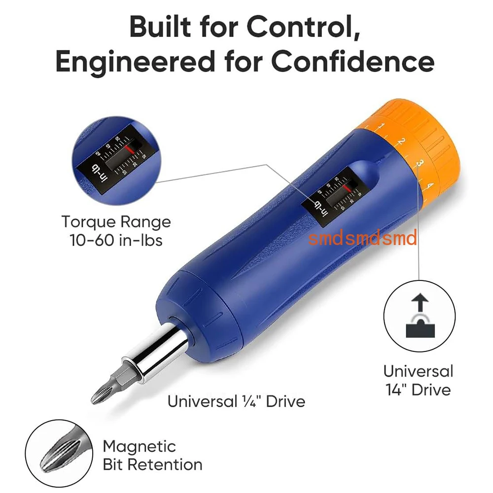 Adjustable Torque Screwdriver 1/4