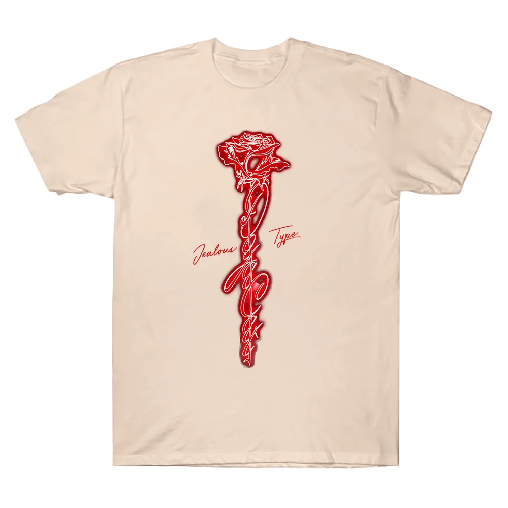 Doja Cat Jealous Type Rose Rose Graphic T Shirts Unisex Men Women Summer Cotton Clothing Harajuku Aesthetic Short Sleeve Tee Y2K