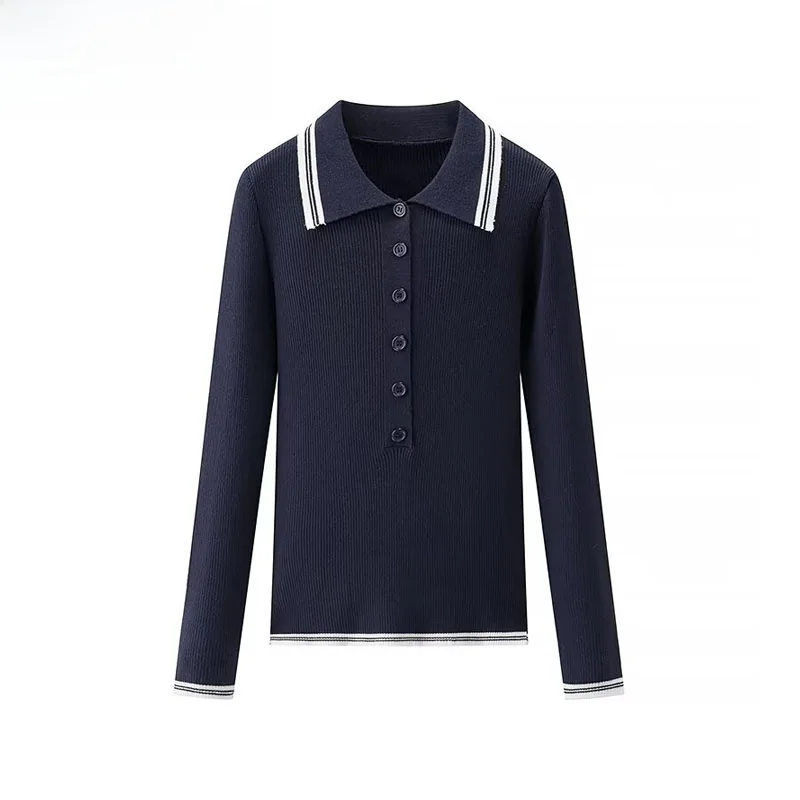 

ZBZR модный цветной вязаный свитер Blo Ne, облегающий женский топ с открытым носком, осеннее новое поступление