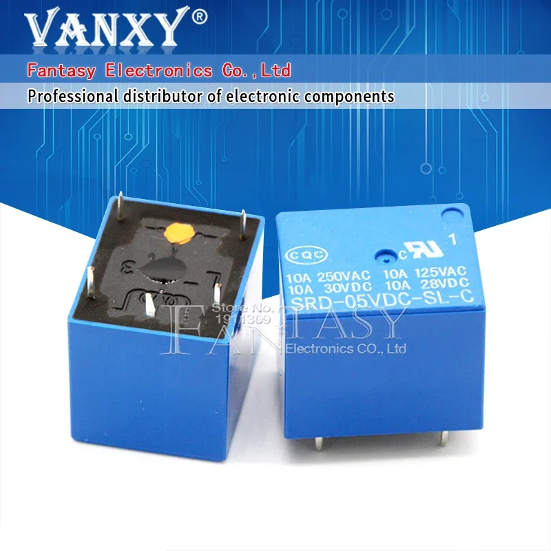 5PCS Przekaźnik SRD-05VDC-SL-C SRD-06VDC-SL-C SRD-09VDC-SL-C SRD-12VDC-SL-C SRD-24VDC-SL-C Przekaźniki 5PINS 5V DC 6V 9V 12V 24V