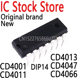 10PCS DIP14 DIP16 Logic Chip CD4001 CD4011 CD4013 CD4047 CD4066 CD4015 CD4017 CD4027 CD4046 CD4051 CD4052 CD4060 CD4511 CD4553BE