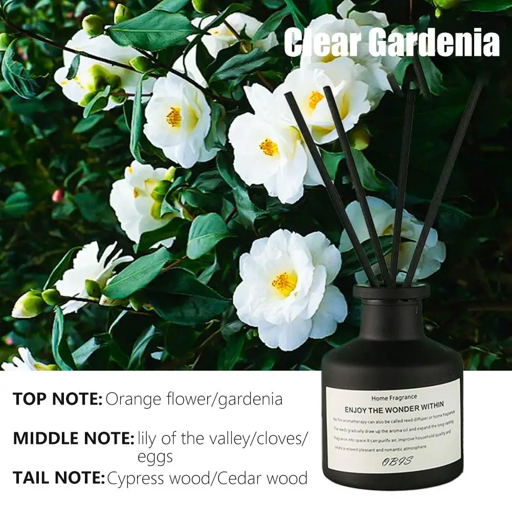 50ml Flameless Home Fragrance Room Flameless Freesia Jasmine Room Diffuser Air Fragrance Home Reed With Freshener Oil Stick R3S9 - Image 2