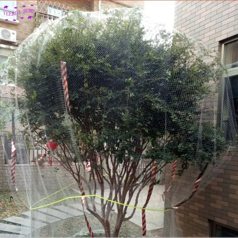1PCS Transparent Nylon Anti-Bird Net, 500g Durable Garden Protection Mesh for Fruit Trees, Crops & Balcony