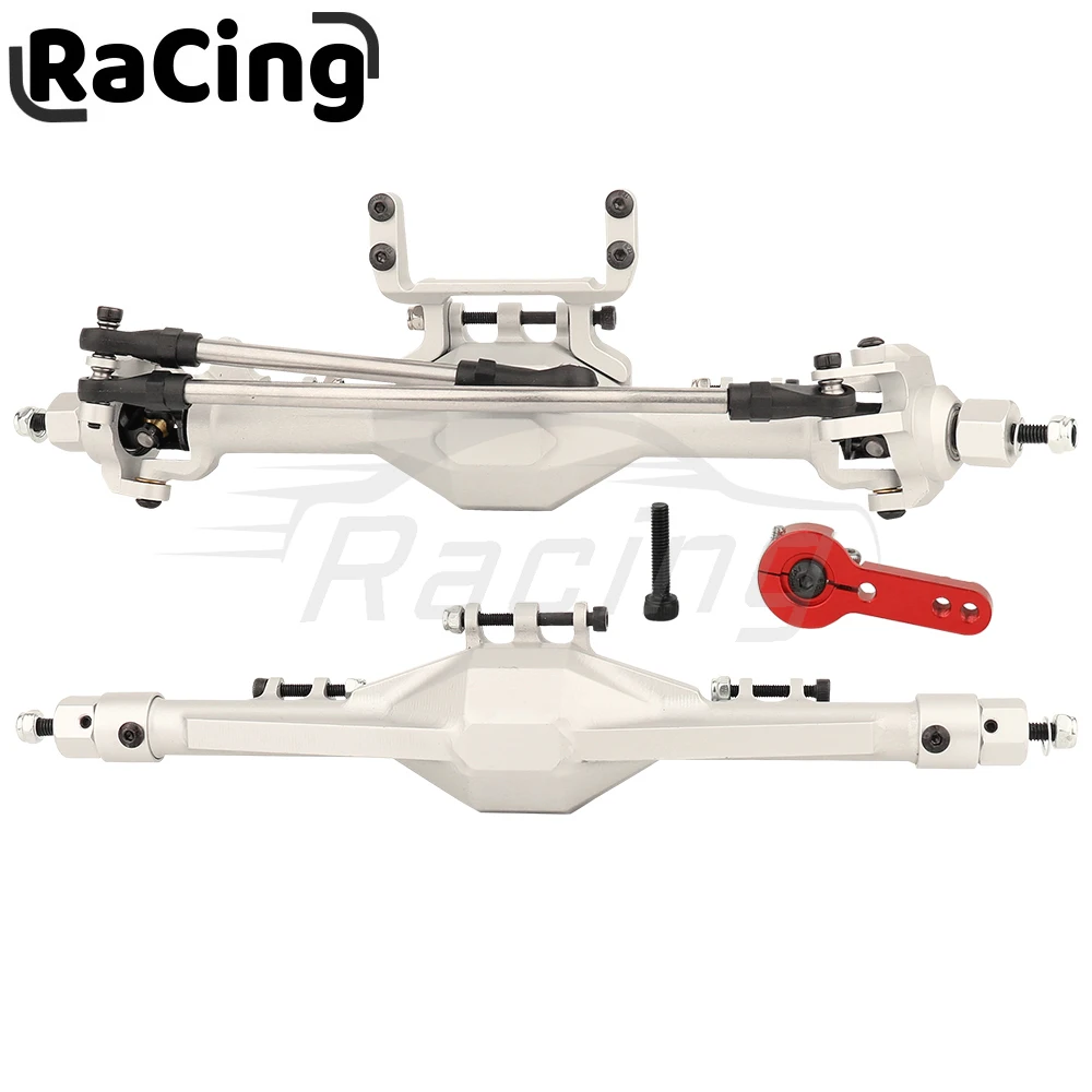 

SCX10 II CNC Aluminum Front Rear Straight Complete Axle for 1/10 Axial SCX10 II 90046 90047 RC Crawler Car Upgrade Parts