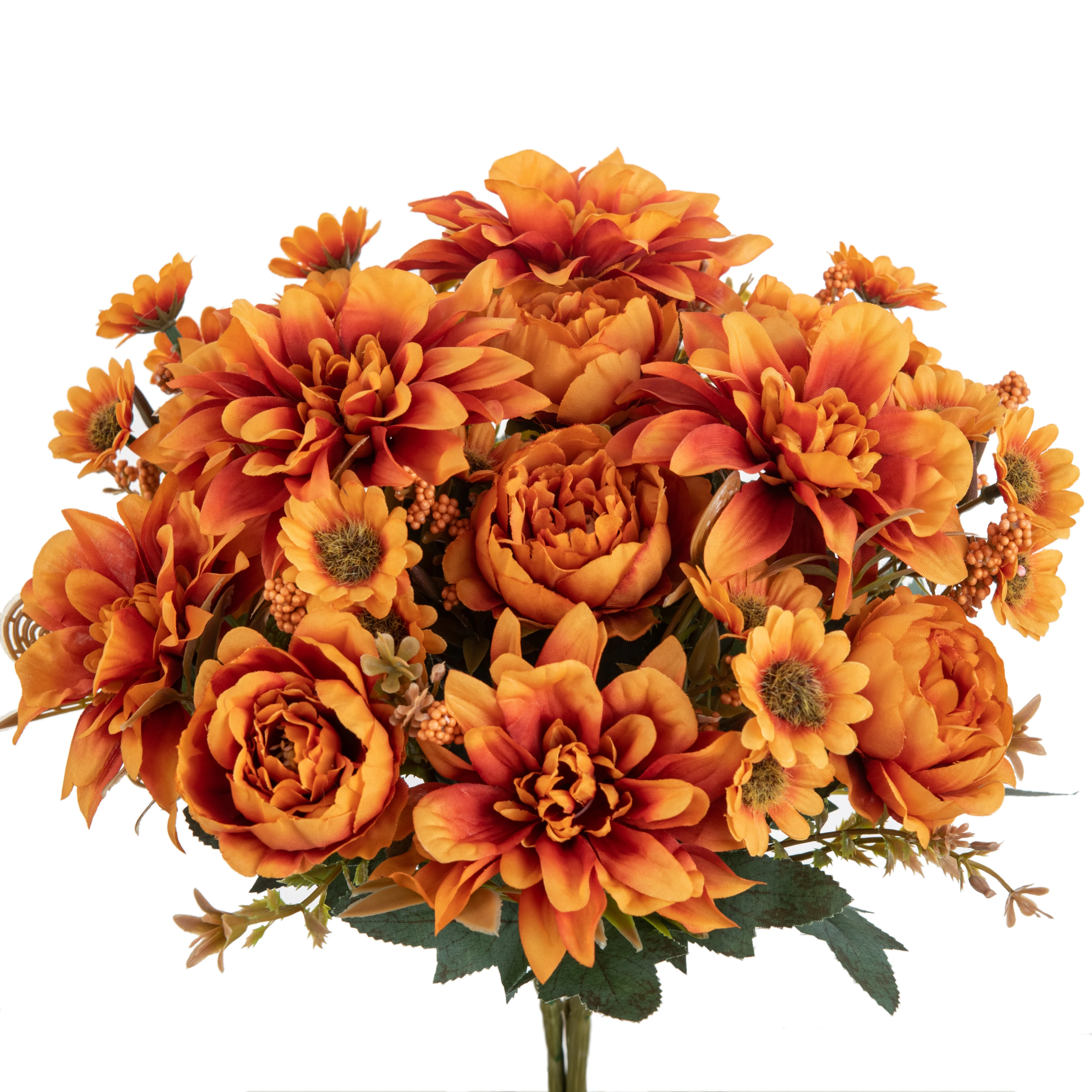 Künstliche Blumen Seiden-Dahlie Rose Festival Heim Zimmer Esstisch Garten Bogen Hochzeit Brautstrauß Handgemachtes DIY Geschenk Dekoration – Detail 10