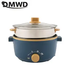 110V 220V wielofunkcyjny elektryczny gar do gotowania taca parowa ze stali nierdzewnej 2.5L non-stick Coat patelnia Hotpot makaron kocioł