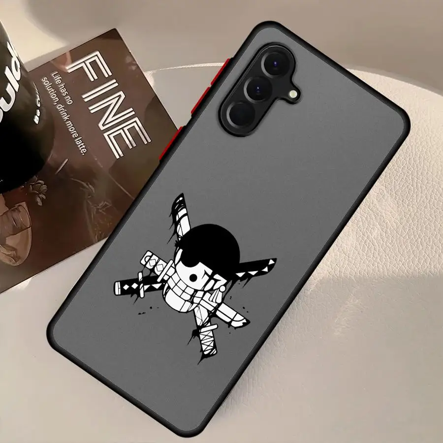 Casing Handphone Anime One Piece untuk Samsung Galaxy A35 A36 A25 A26 A54 A53 A52 A56 A73 A21s A34 A24 A22