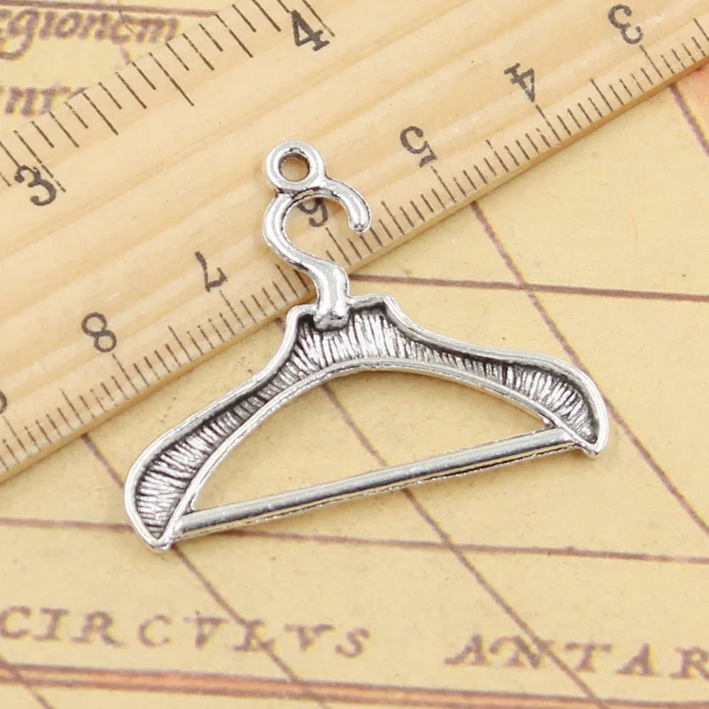 10pcs Charms Cloths Stand Hanger 37x29mm Tibetan Silver Color Pendants Antique Jewelry Making DIY Handmade Craft