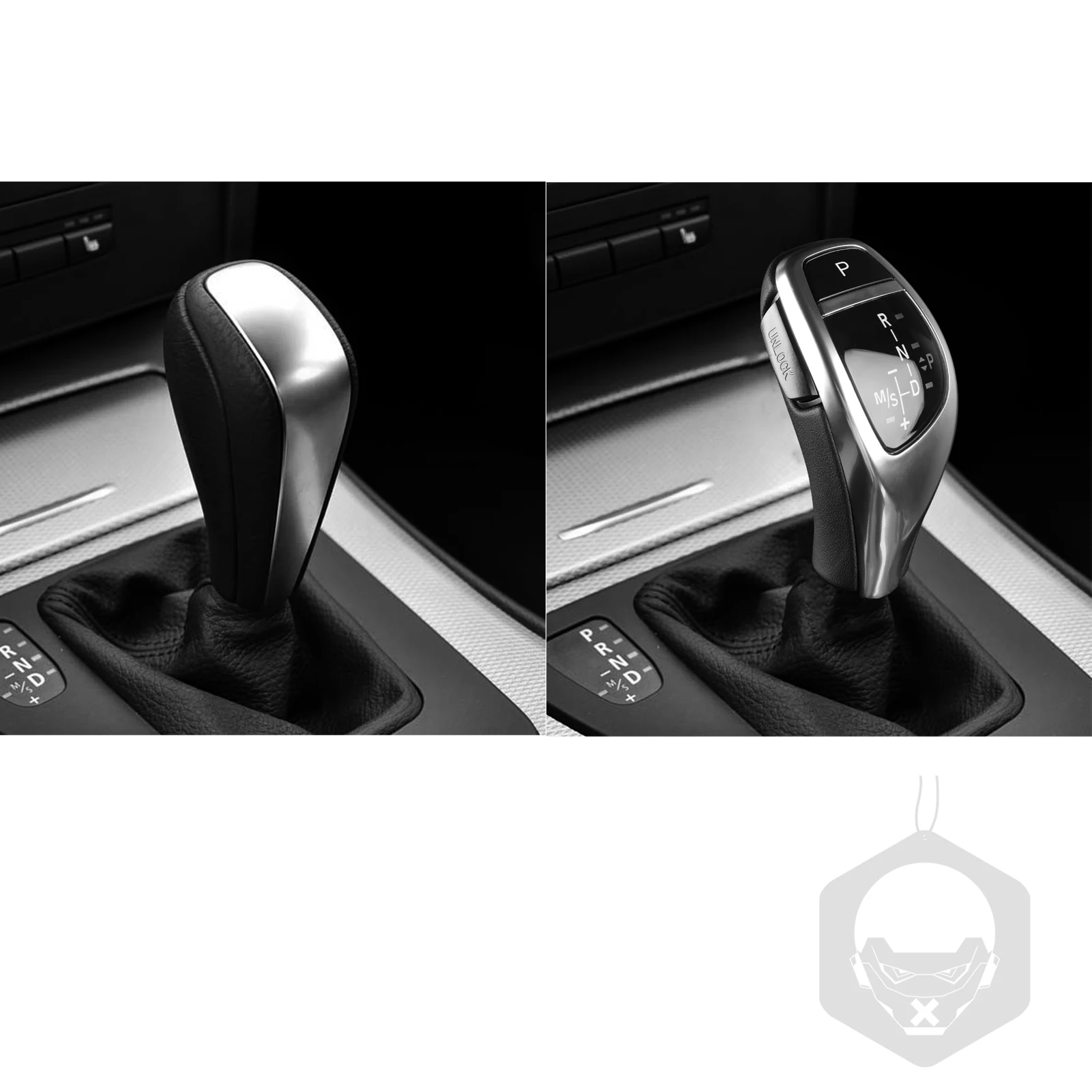 For BMW 6 Series E63 E64 2004 2005 2006 LED Gear Shift Knob Shifter Start Button Replacement Parts Car Interior Accessories