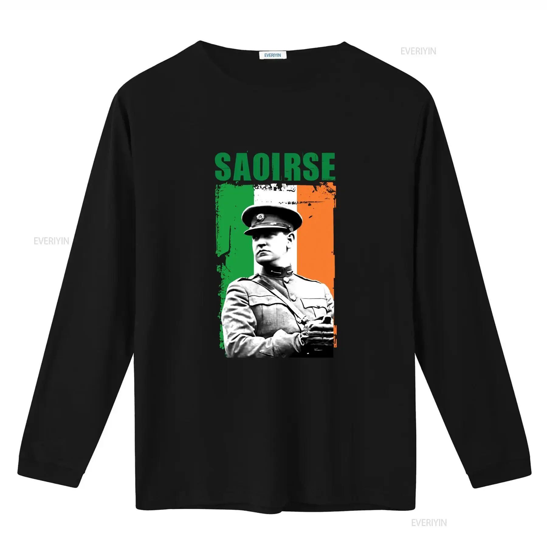 Michael Collins Saoirse T Shirt Premium Quality Irish Flag Inspired Design Perfect for History Enthusiasts vintage Washed