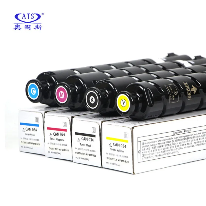 

4PCS/Set CAN 034 BK240g CMY150g Toner Cartridge For Canon ADVANCE MF 810 820 1225 1225iF MF810 MF820 C1225iF C1225 Toner Powder