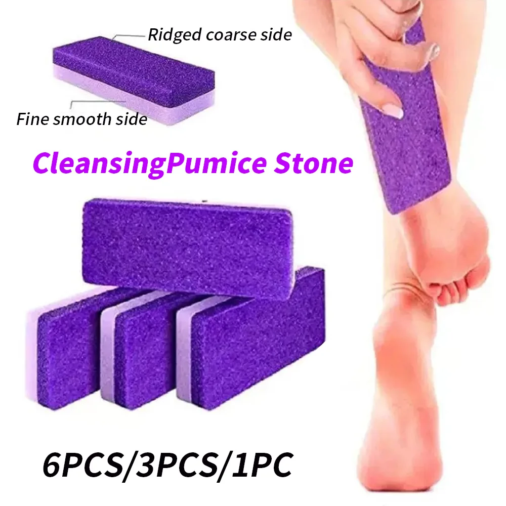 Foot Repair Tools Set - 6pcs/3pcs/1pcs Floating Stone Rubbing Exfoliating Cotton for Skin And Keratin Removal Foot Care Kit