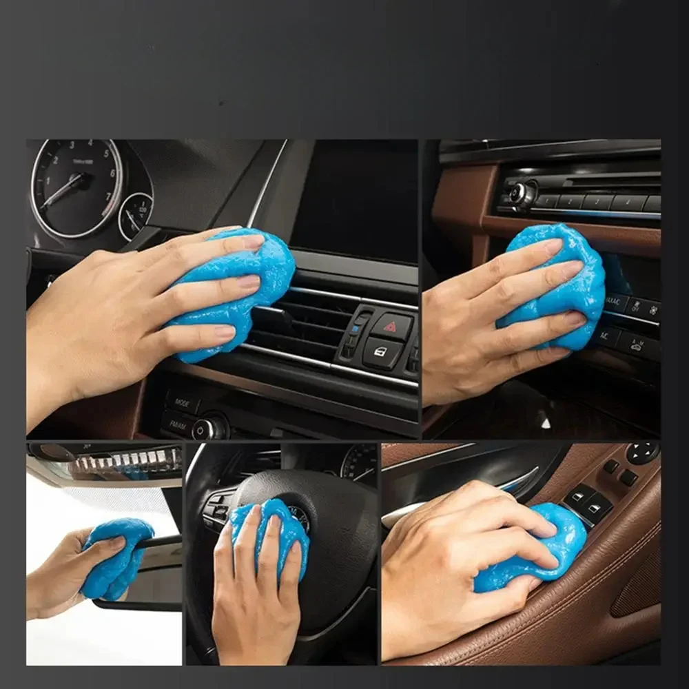 Gel de limpieza multifunción para coche, herramienta de limpieza mágica para salpicadero de coche, salida de ventilación de aire, eliminador de