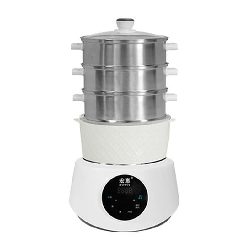 kitchen appliances Ceramic Stainless Steel Steam Pot Electric steamer steam cooking