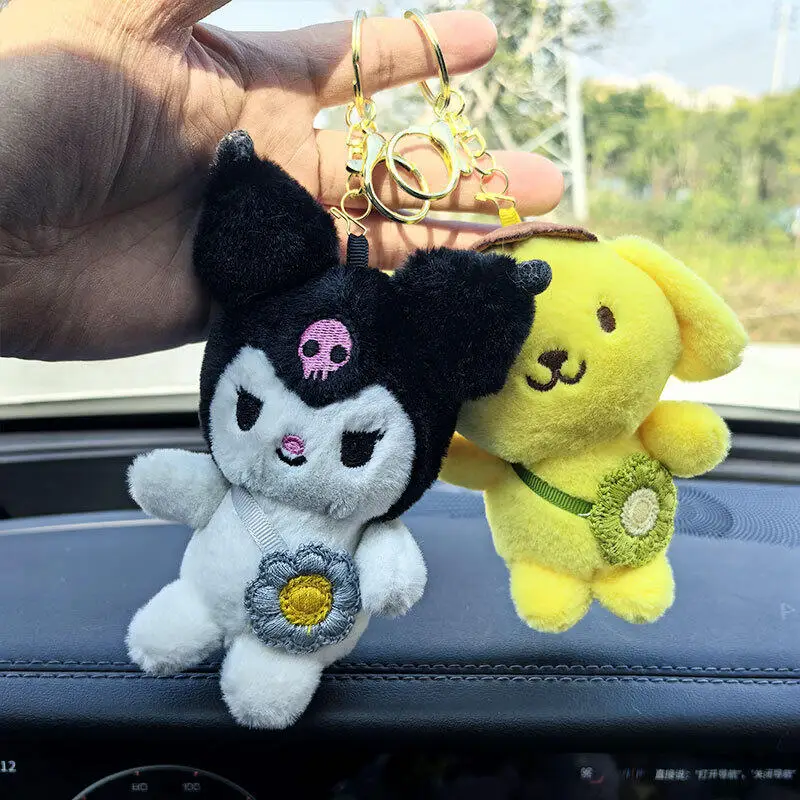 

Милый плюшевый брелок Куроми, кукла-подвеска для сумки, украшение для рюкзака, очаровательная мультяшная кукла для девочек