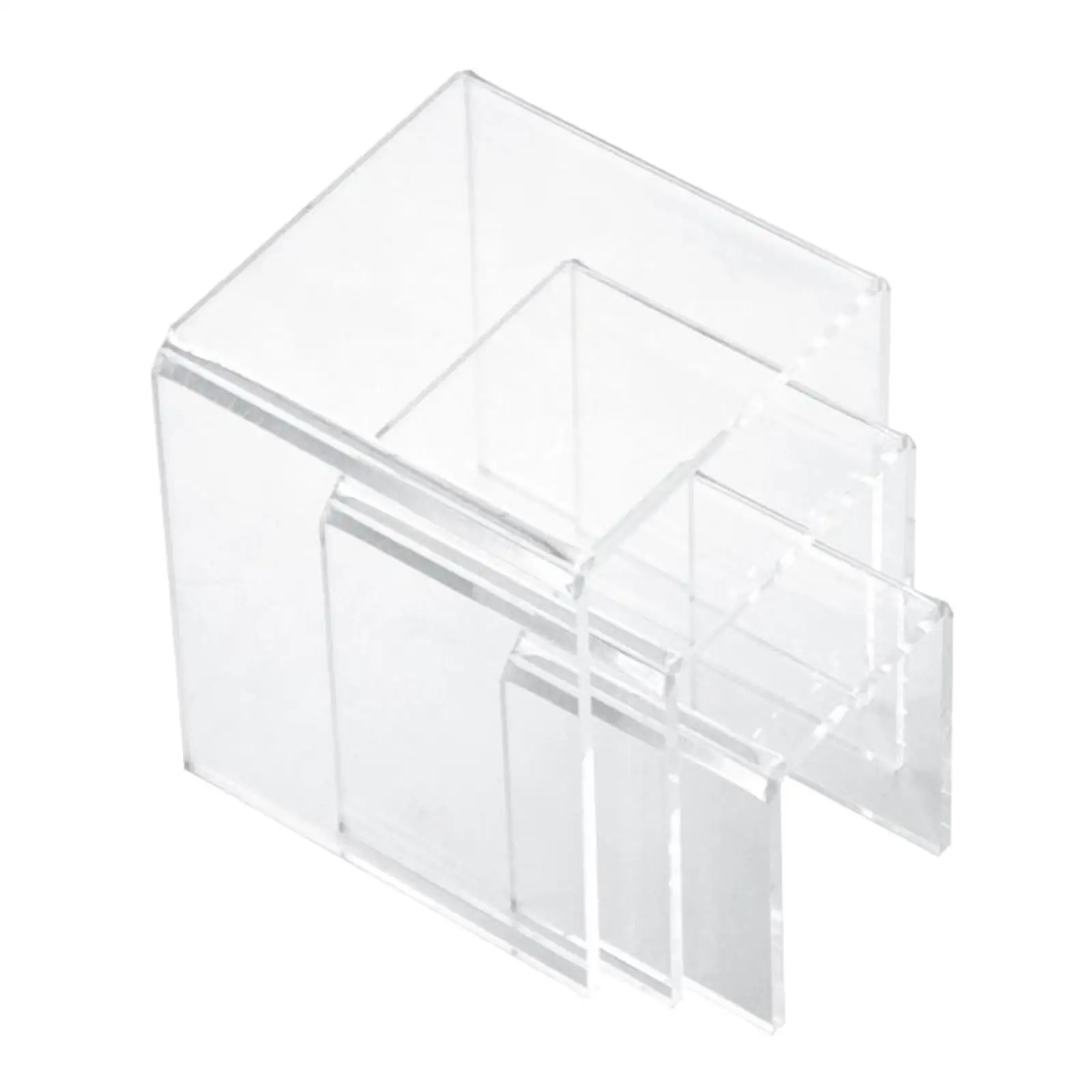 (1 Satz von 3 stücke) klare Acryl Display Riser Schmuck Vitrine Display