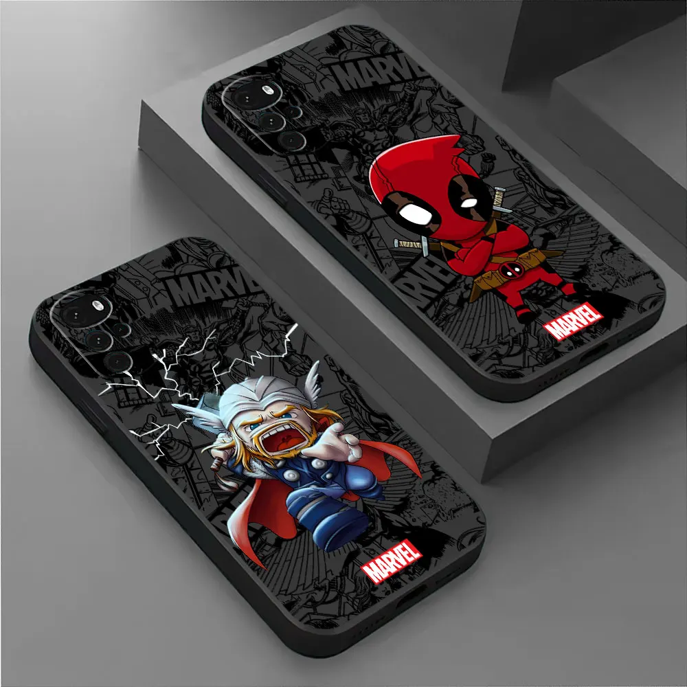 Phone Case for Motorola Moto G30 G52 G60 G50 4G G60S G53 G73 G22 G9 Play G31 G71 G72 G51 5G G32 G200 Marvel Ironman Venom Cover