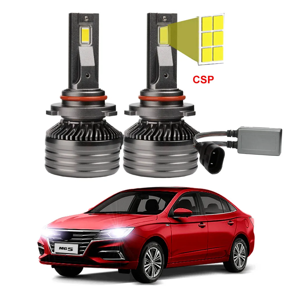

2 шт. светодиодная лампа для фар для MG 5 2021-2024 9005 дальнего/ближнего света (модель подходит только с галогенной фарой)
