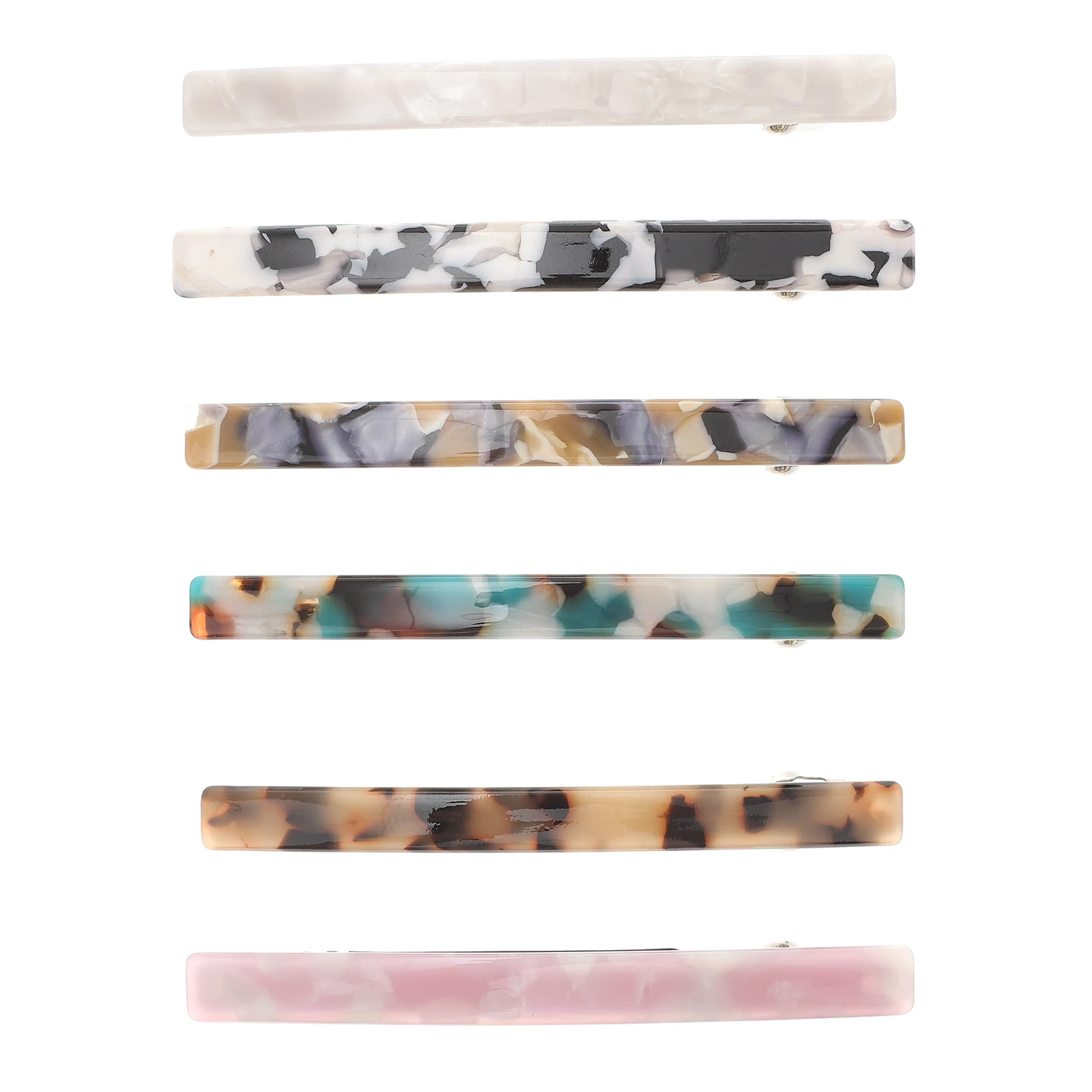 

6Pcs Spring Hair Clips Leopard Pattern Women Accessories Wedding Party Daily Use Hairpins Long Time Use Durability