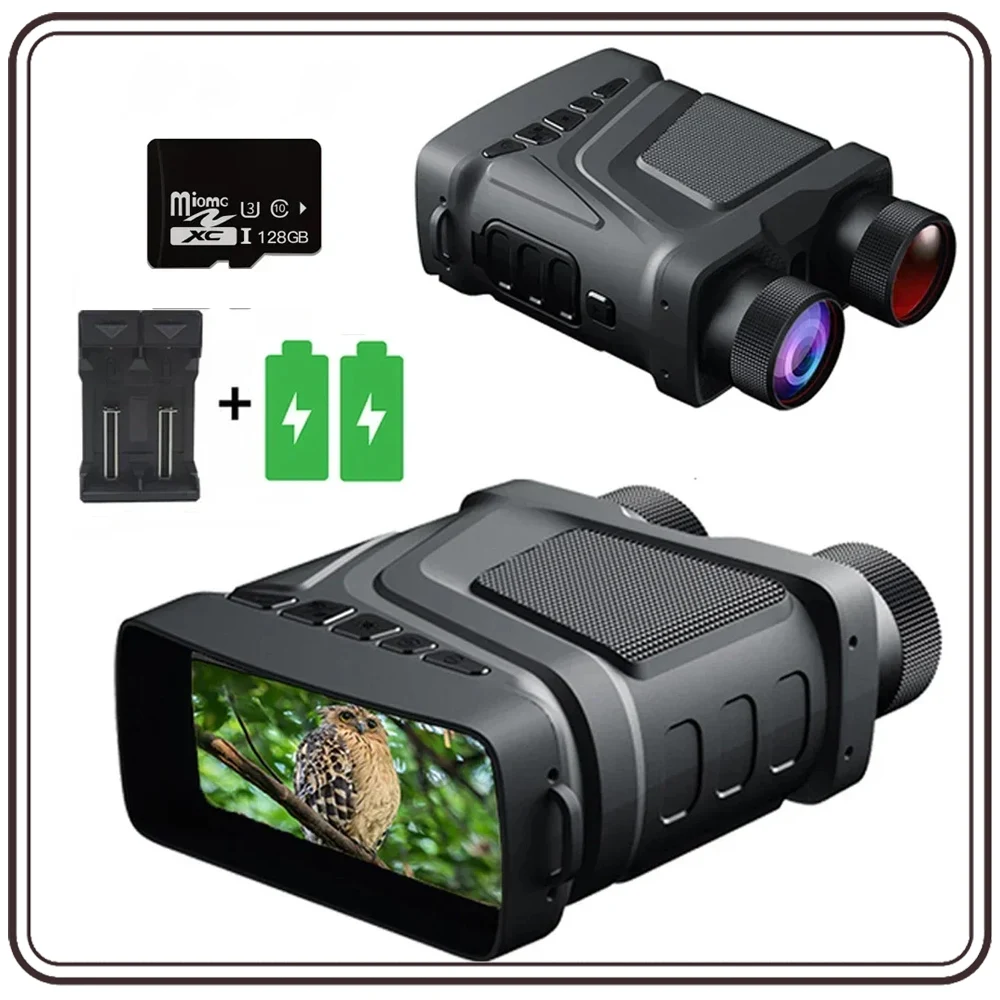 

R12 Night Vision Outdoor Binoculars Rechargeable HD Digital Zoom Hunting Telescope Photography Video Recording Jungle Scouting