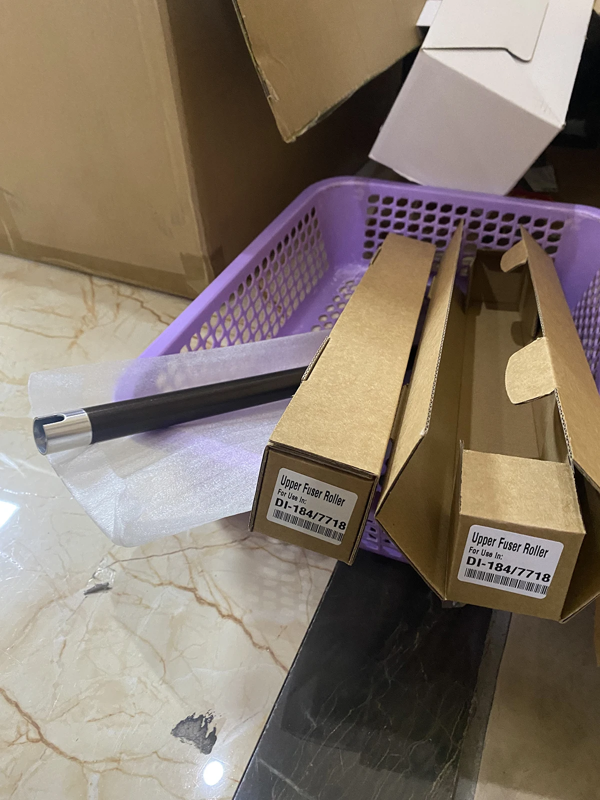 

2X A0XX-5602 Верхний верхний нагревательный ролик фьюзера для Konica Minolta bizhub 164 184 185 7718