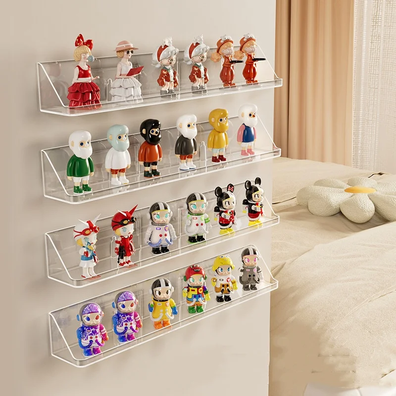 Transparent Glasses Box Punch-free Glasses Storage Rack Wall Mounted Sun-glasses Display Holder Hangable Sunglass Storage Box