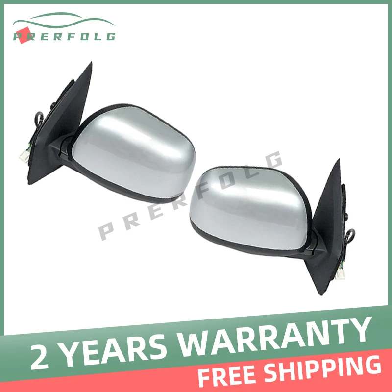 

For Mitsubishi Outlander ASX 2010 2011 2012 Left Side 5 Pins Silver Gray Painted Heated Power Adjust Mirror Assembly