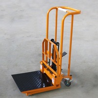 200kg Load-bearing Forklift, Portable Manual Handling Stacker, Light and Small Household Lift Truck, Hydraulic Unloading