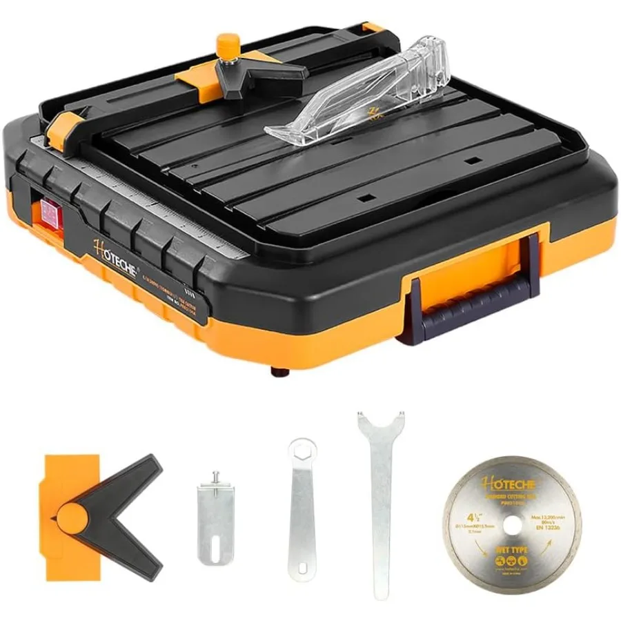 منشار بلاط مبلل محمول مقاس 41 2 بوصة مع خزان مياه مخفي لقطع البلاط والأحجار الكريمة الفعالة والدقيقة 045 في H #1