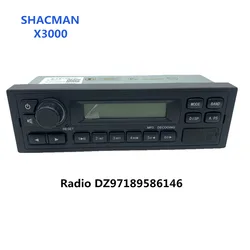 Radio DZ97189586146 for SHACMAN X3000 construction vehicle dump truck retractor original accessories