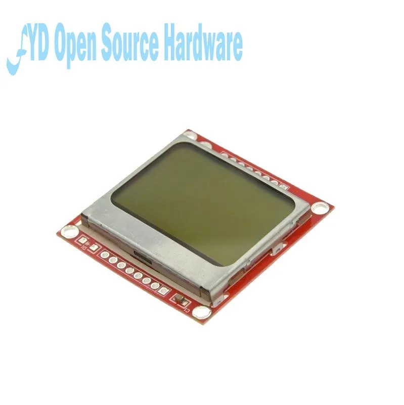 High Quality 84X48 84x84 LCD Module Red baseboard White Backlight Adapter PCB For Nokia 5110