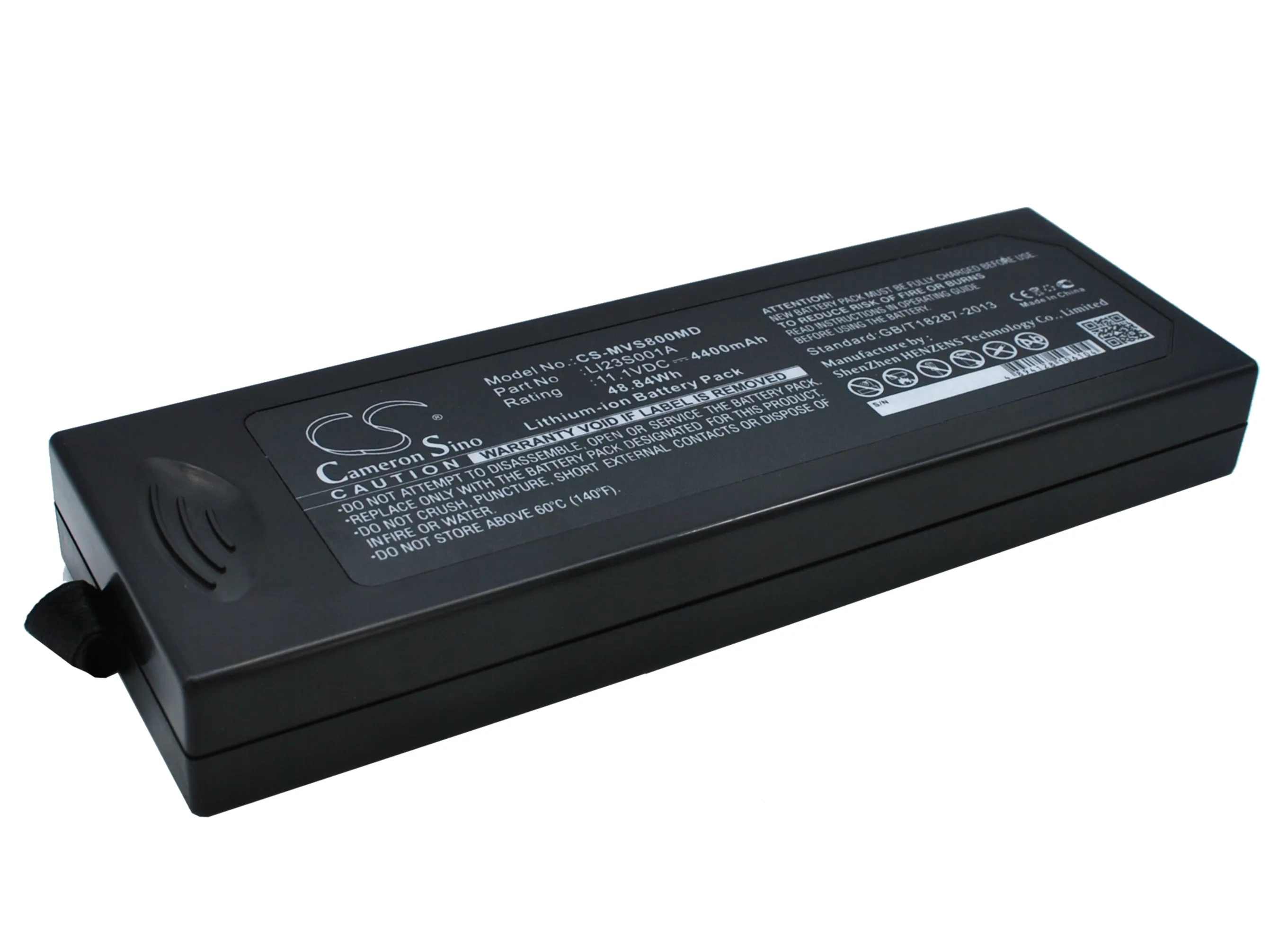 Li-ion Medical Battery for Mindray,11.1v,4400mAh,VS800,VS-800,WATO EX-20,PM8000,PM7000,LI23S001A