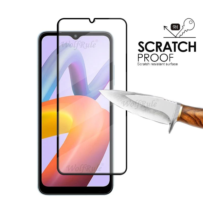 4-in-1 For Redmi A2 Glass For Xiaomi Redmi A2 Full Cover 9H HD Protective Film Screen Protector For Redmi A 2 A2 Plus Lens Glass