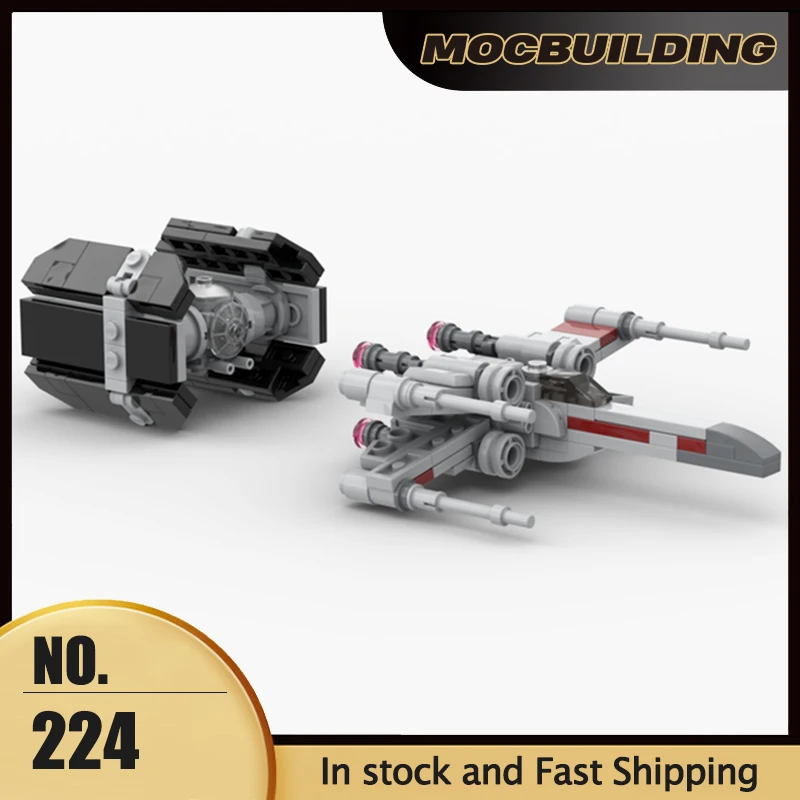 Space Movie MOC Building Blocks X Wing TIE Classic Ships Warship Model DIY Assembly Bricks Creative Ideas Toys Xmas Gifts