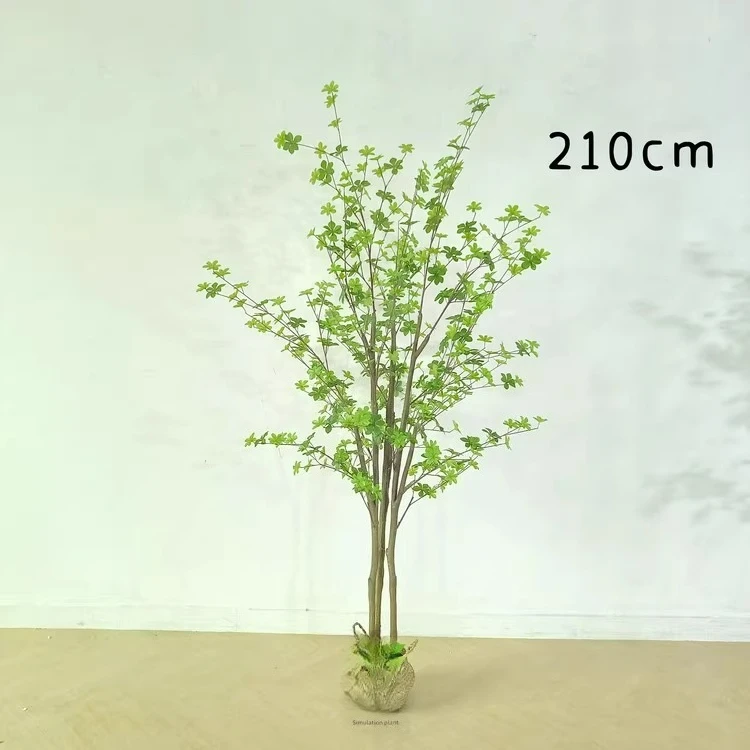 Customizable simulation large green hanging bell tree indoor and outdoor