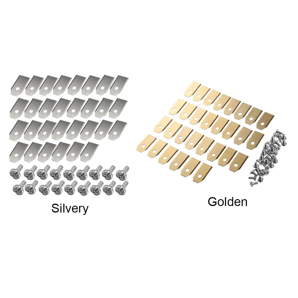 

30 шт., аксессуары для ремонта газонокосилок из нержавеющей стали, лезвия 0,7 мм, острые для газонокосилки Husqvarna Automower/Gardena