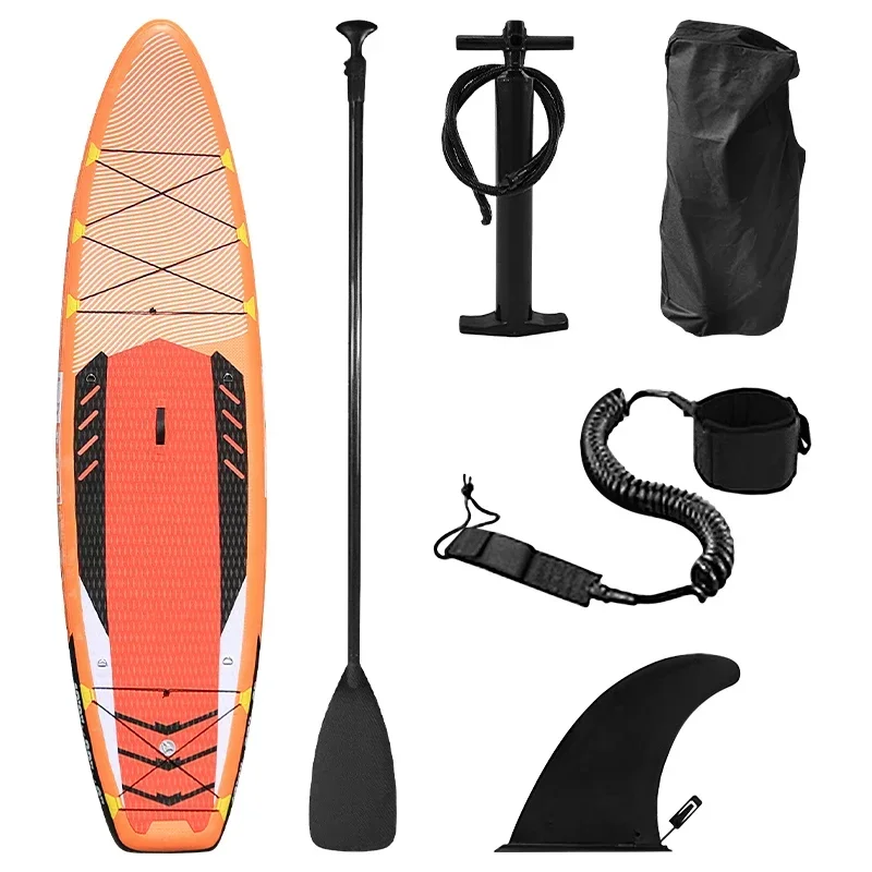 Hot sales Inflatable Surf Sup Fishing Standup Stand Up Paddle Board With Removable Kayak Seat Non-slip Inflatable Sup Board