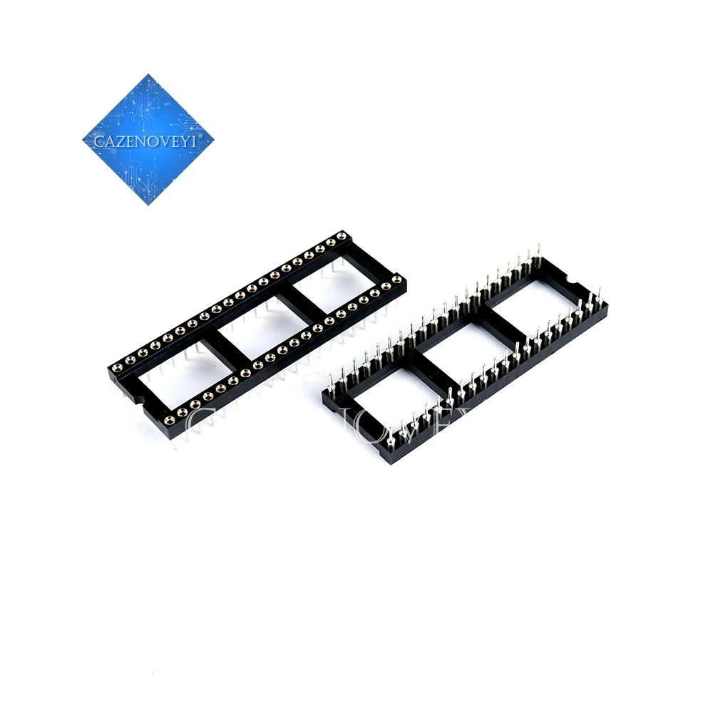 10PCS Round Hole IC socket Connector DIP 6 8 14 16 18 20 24 28 32 40 pin Sockets DIP6 DIP8 DIP14 DIP16 DIP18 DIP20 DIP28 DIP40