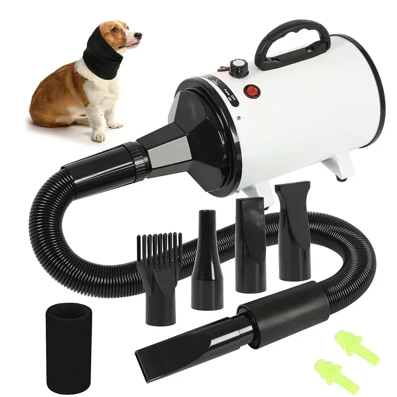 Dryer for Dogs Pet Grooming Blower Warm Wind Secador Fast Silent Pet Dryer