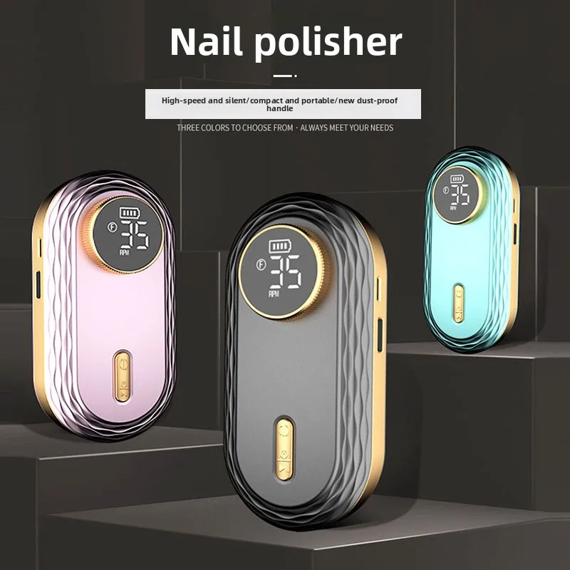 30000RPM Rechargeable Nail Drill 301 Portable Electric Manicure Machine Acrylic Nail File Remover Polisher Tool