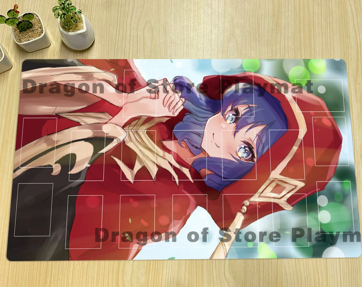 YuGiOh Playmat Lo, The Prayers of The Voiceless Voice TCG CCG Mat Board Game Trading Card Game Mat Rubber Mouse Pad Free Bag