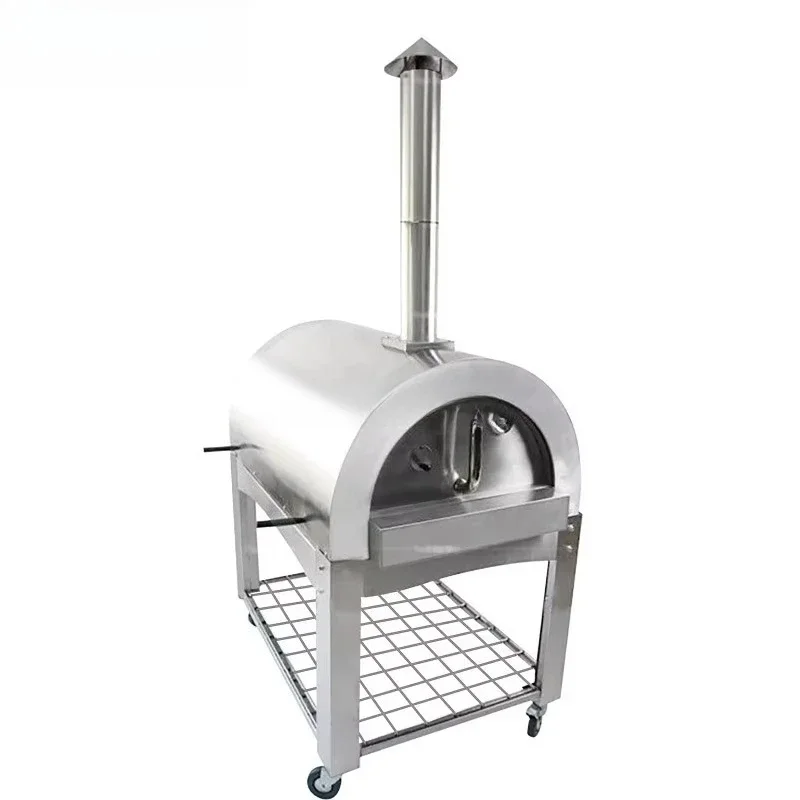 Outdoor pizza oven, baking equipment heating stand