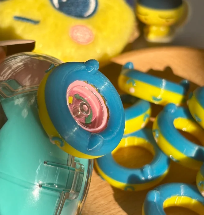 New Tamagotchi Happy Park Paradise Knob Case Protective Decorative Set Mameiji Cute In Stock